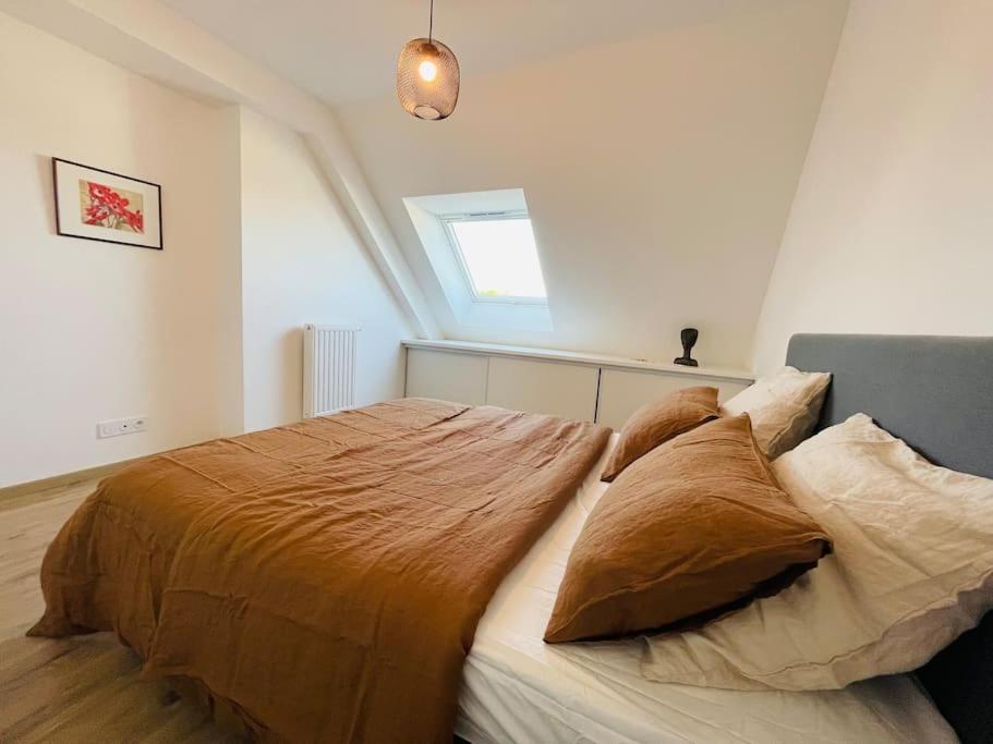 Appartement Lumineux Et Spacieux, Terrasse Et Parking Prive 孔卡尔诺 外观 照片